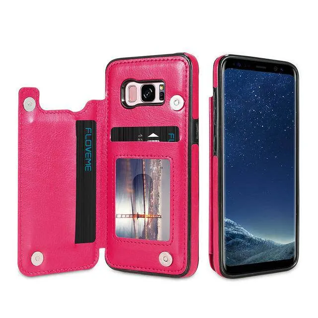 2022 Luxury  4 IN 1 Leather Case For SAMSUNG