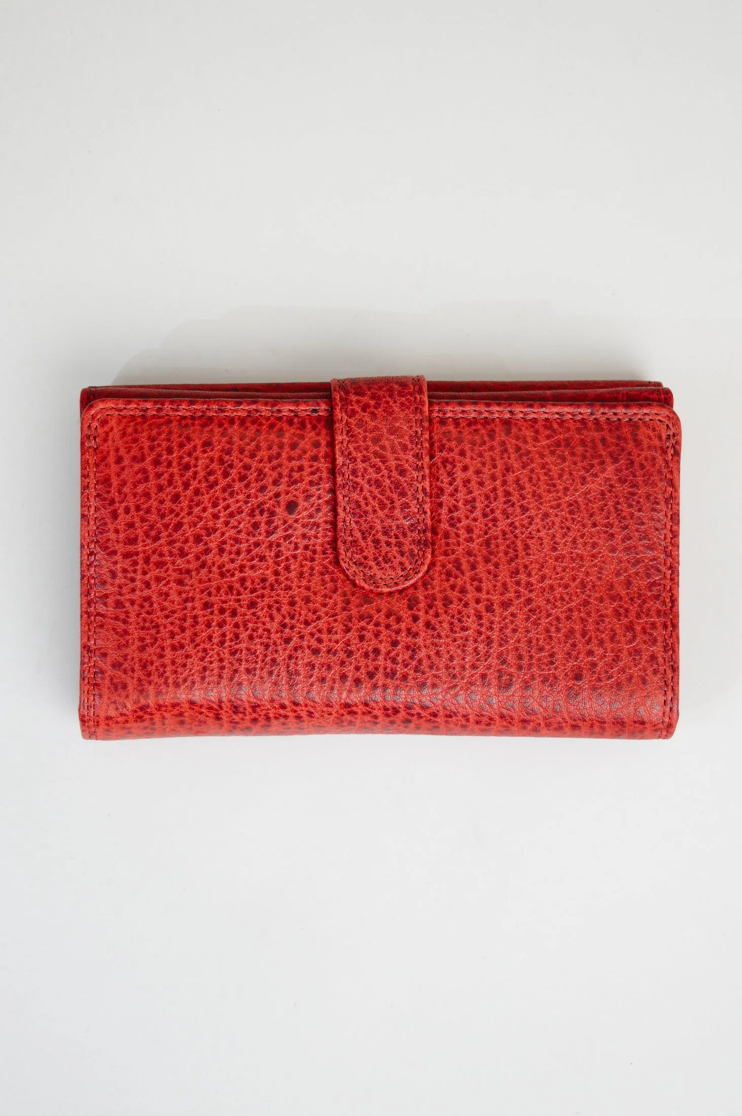 Adrian Klis 101 Ladies Wallet, Red, Leather