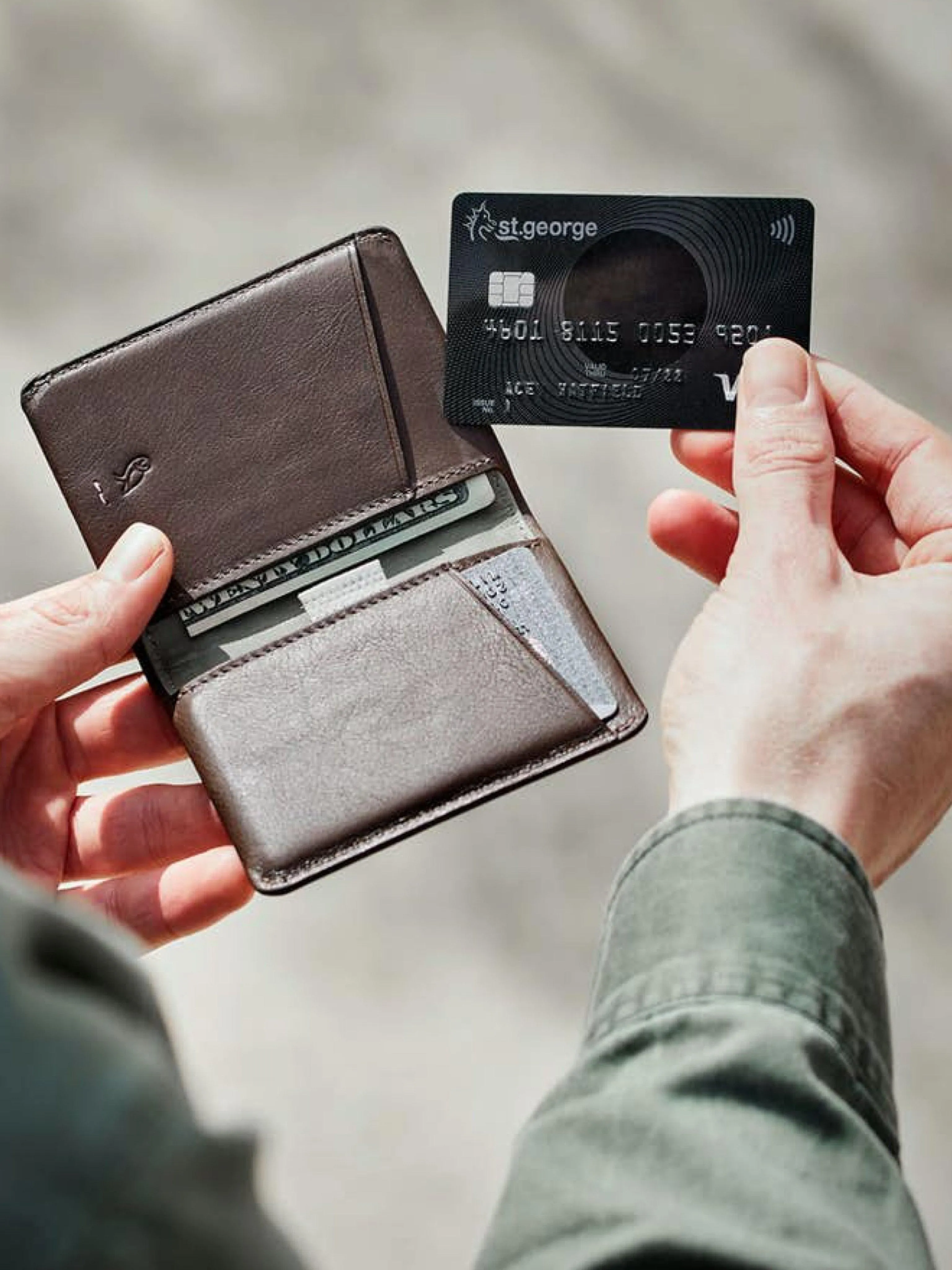 Bellroy Slim Sleeve Wallet Premium Edition Black RFID