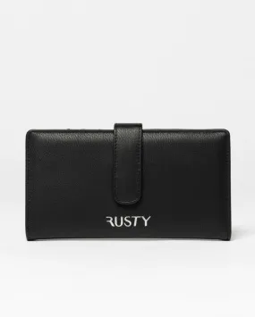 Billetera Rusty Essence Flap Wallet* Black