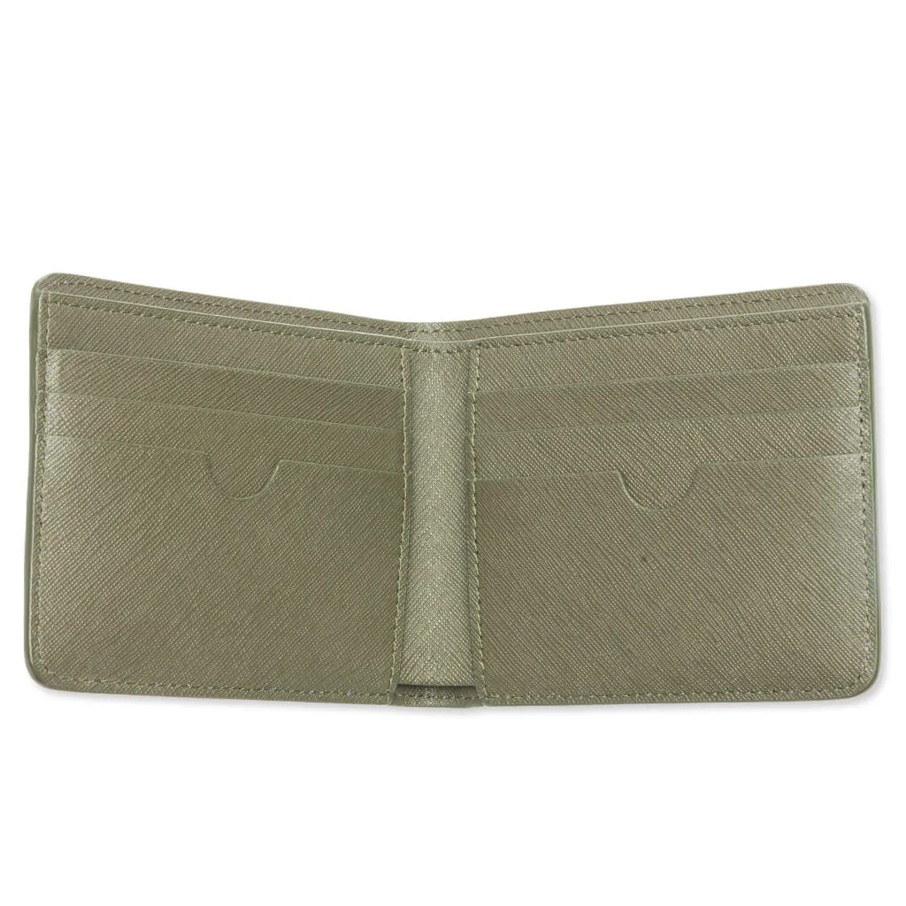 Binder Diag SAF Bifold Wallet - Military/White