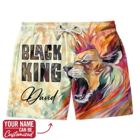 Black King Lion 3 Shorts