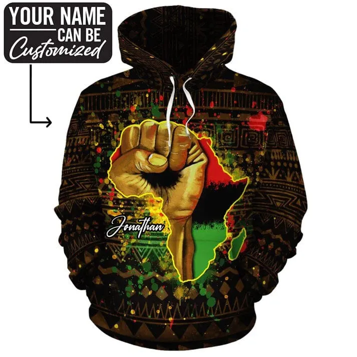 Black Power All-over Hoodie