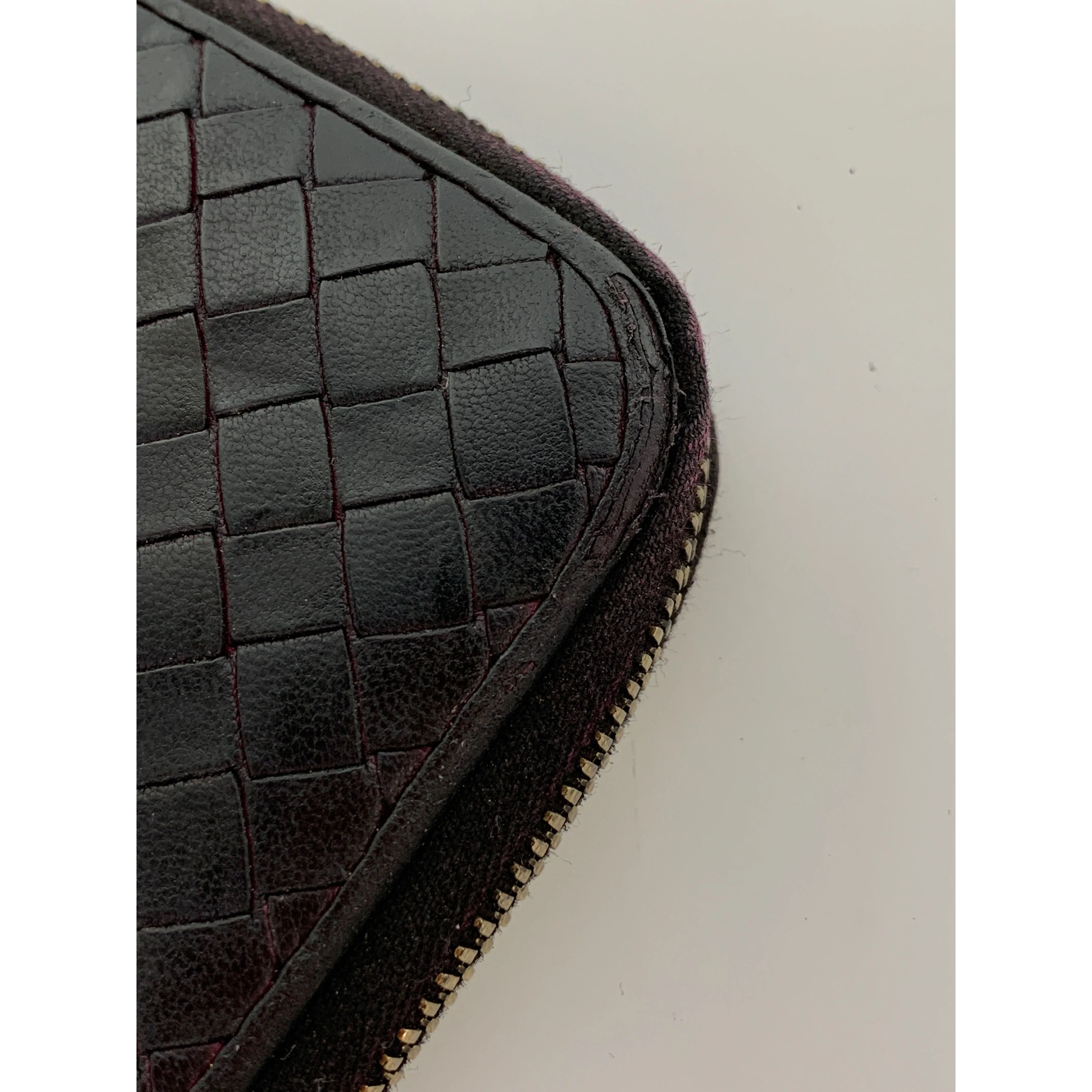 #BOTTEGA VENETA/Long Wallet/BLK/Leather/114075 V0013 5501