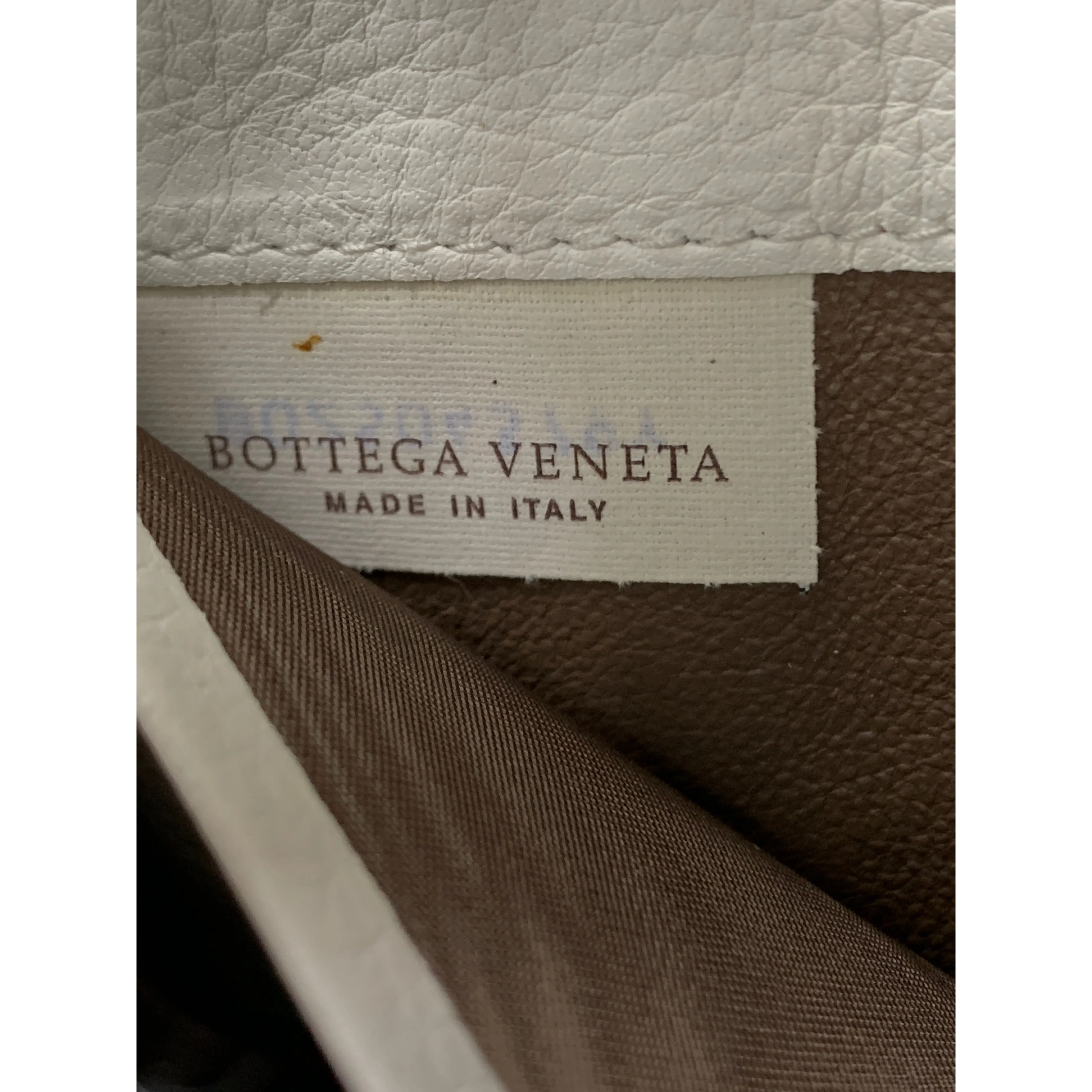 #BOTTEGA VENETA/Long Wallet/WHT/Leather