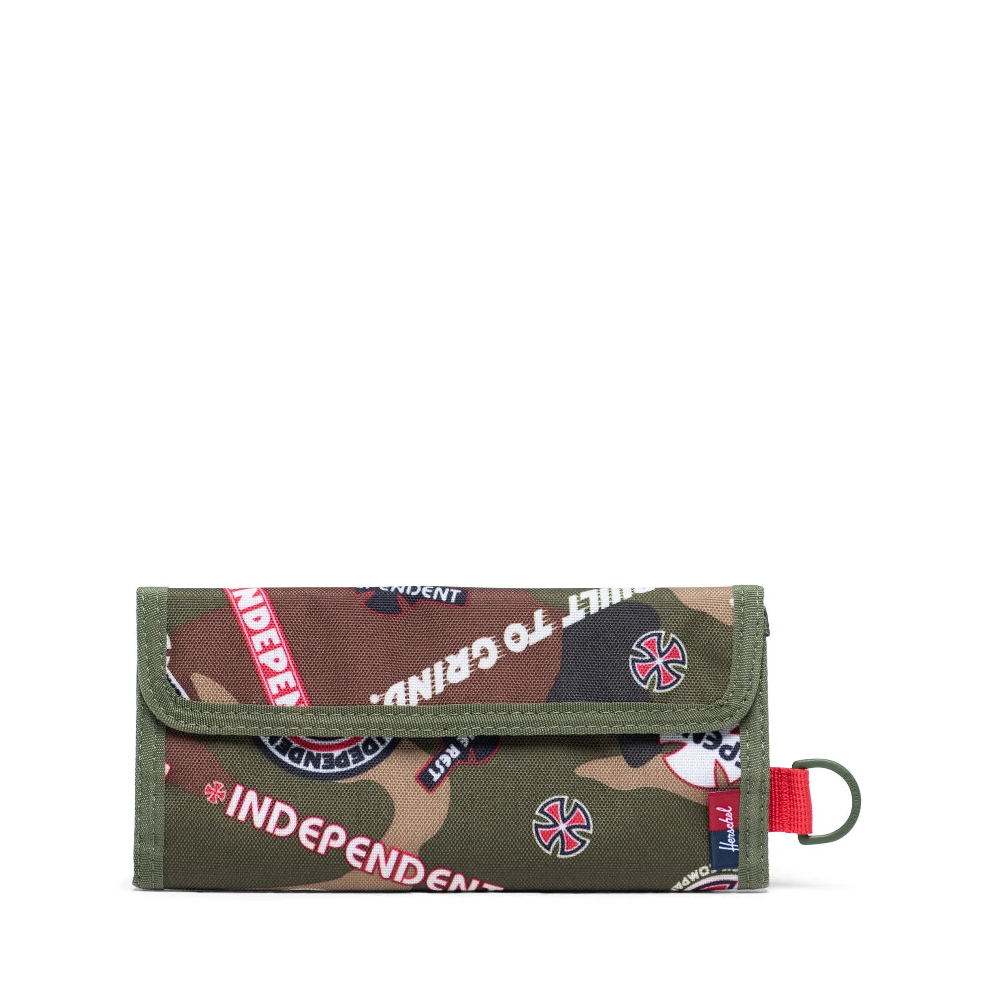 Carteira Herschel Smith Woodland Camo Multi Independent Logo/Cypress - Independent