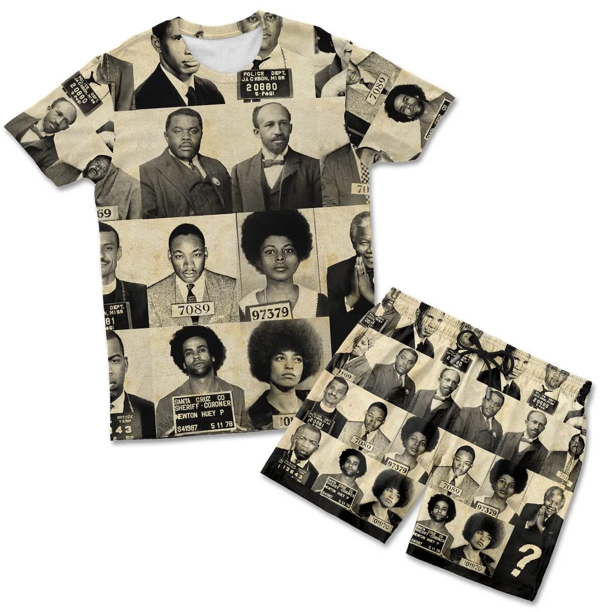 Civil Rights Leaders T-shirt And Shorts Set