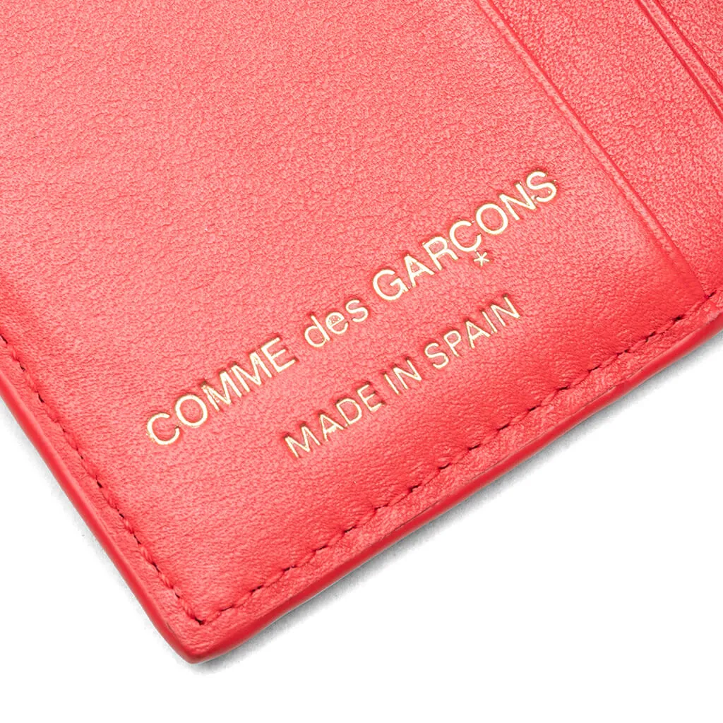 Comme des Garcons Roots Wallet - Red