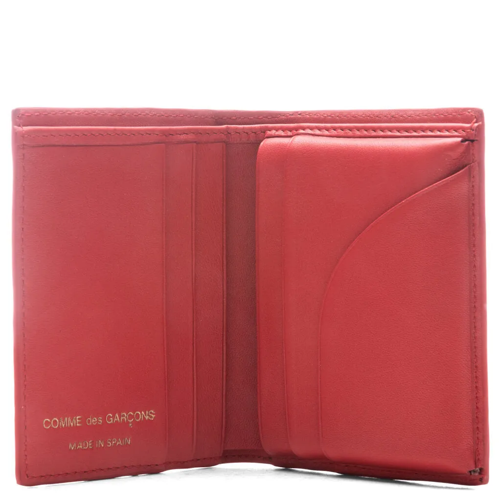 Comme des Garcons Roots Wallet - Red