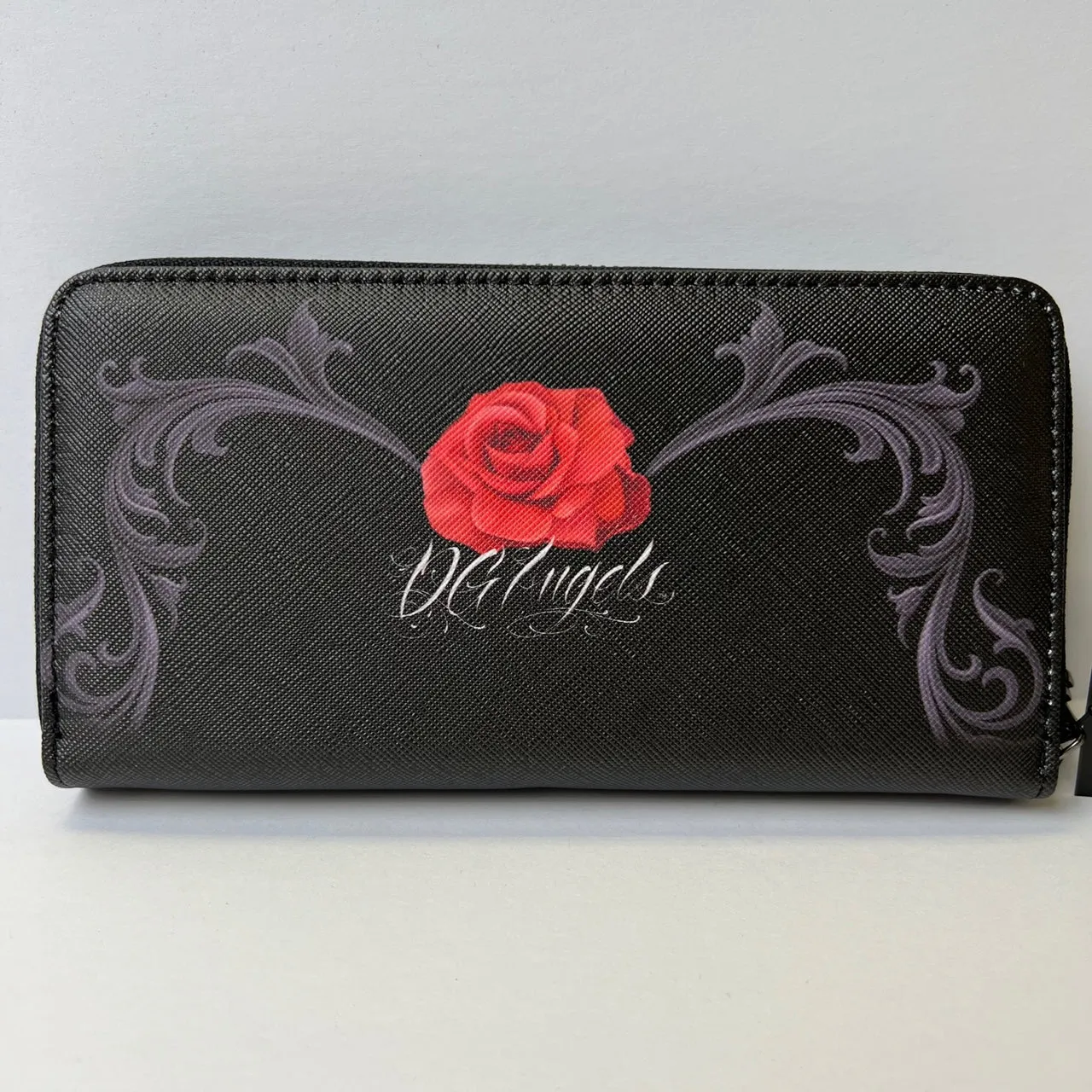 DGA David Gonzales Art Devotion Zipper Clutch Wallet