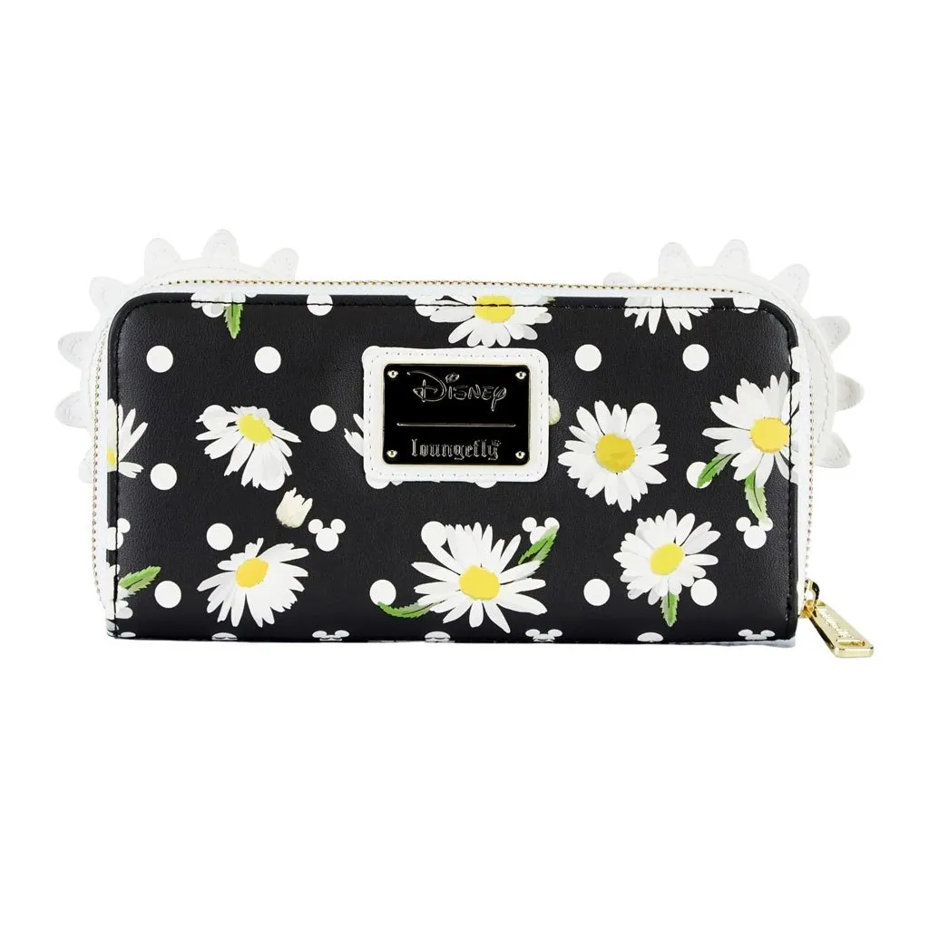 Disney Minnie Mouse Daisies Zip-Around Wallet