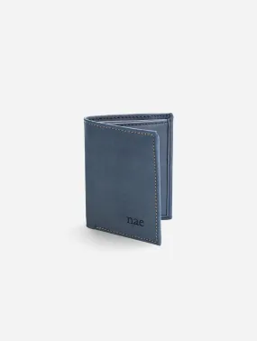 Dublin Men's Vegan Leather Bifold Wallet | Blue