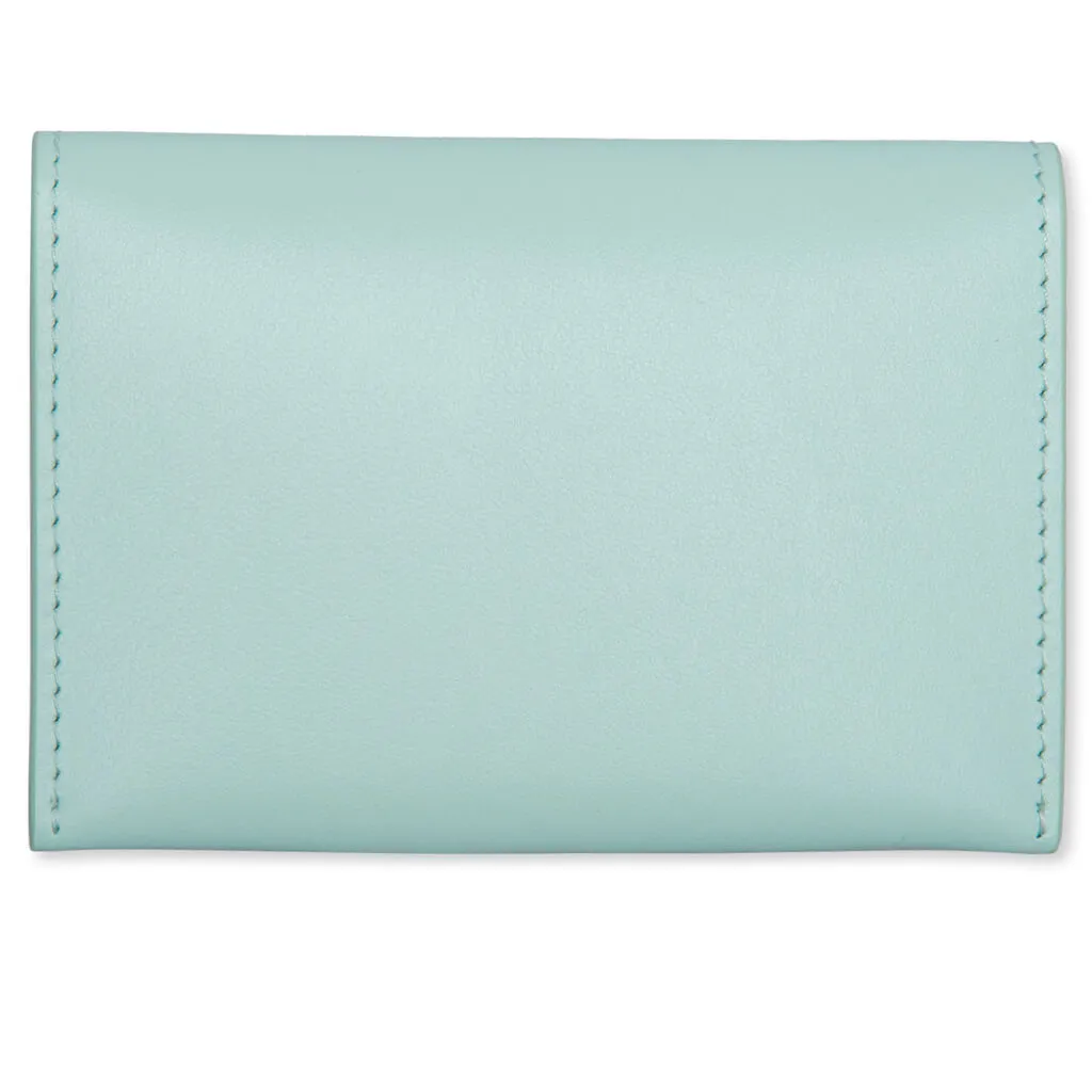 Folded Card Holder - Pastel Green