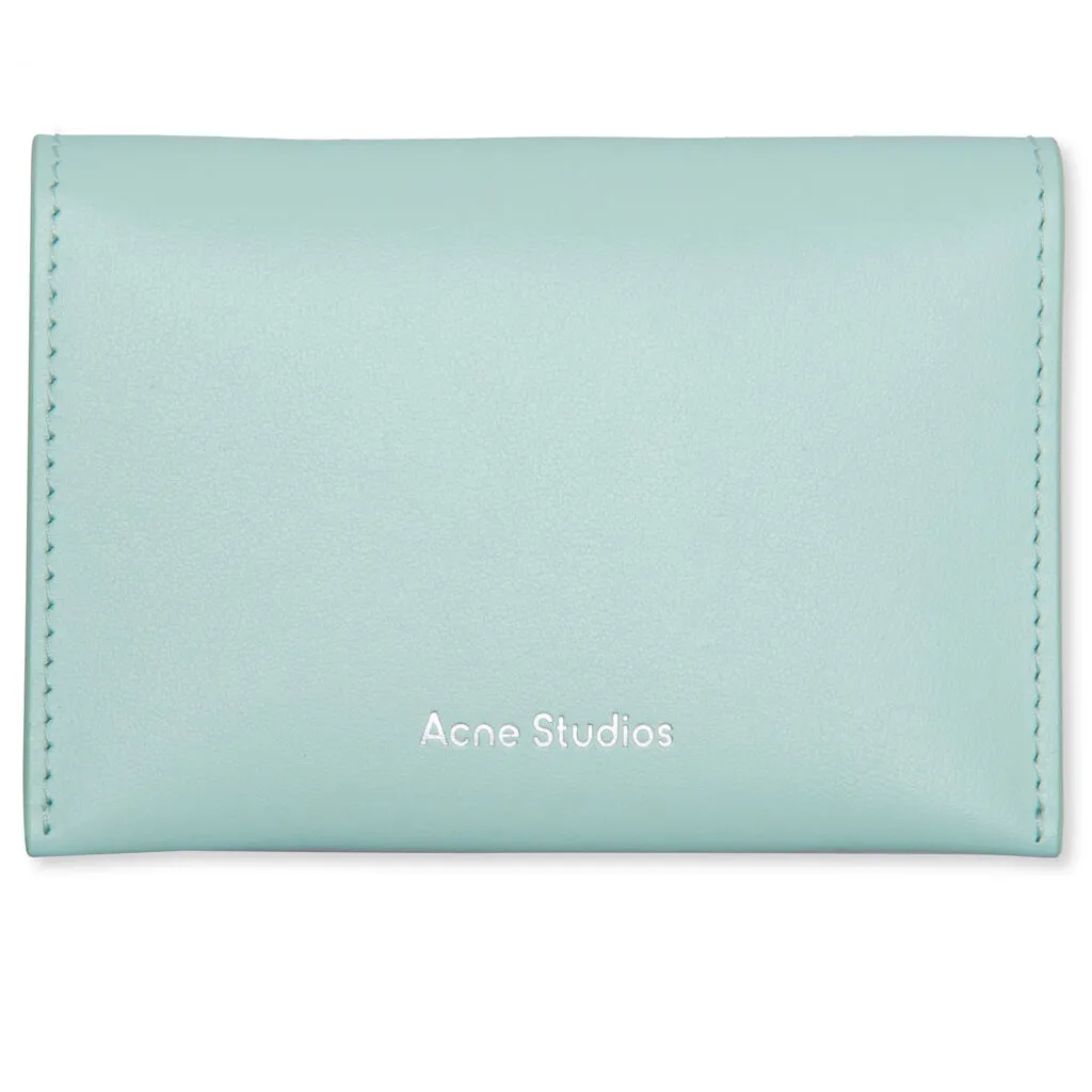 Folded Card Holder - Pastel Green