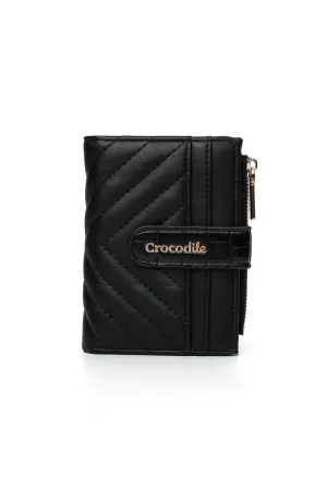 Freya- Bi-fold Small Wallet-Black