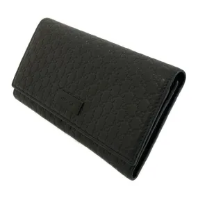 #GUCCI/Long Wallet/BLK/Leather/449396 BMJ1G 1000