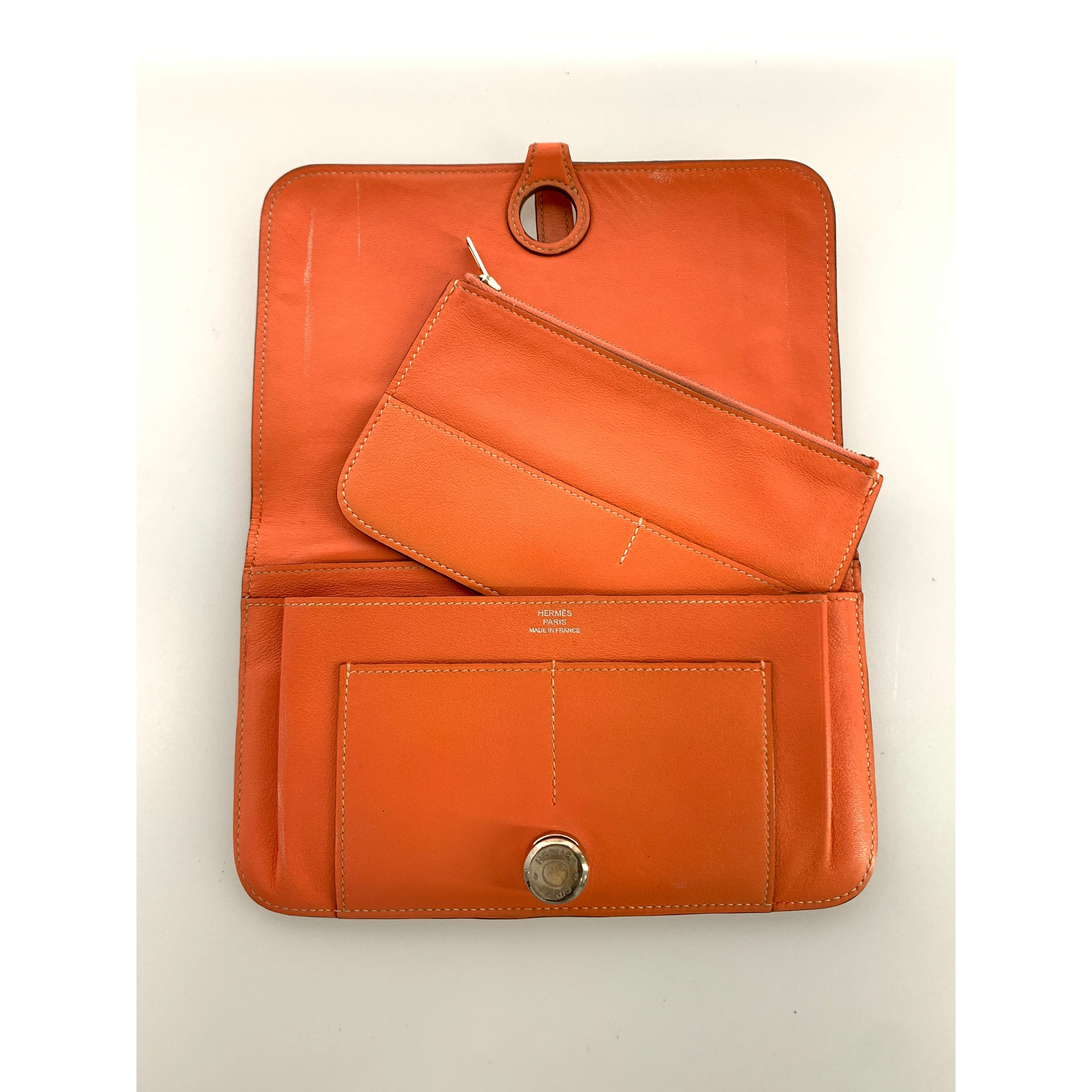 #HERMES/Long Wallet/ORN/Leather