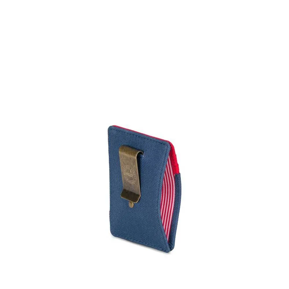 Herschel Supply Co. Raven Card Holder - Navy/Red