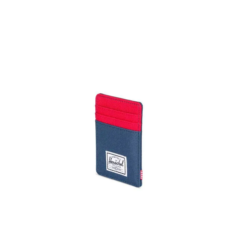 Herschel Supply Co. Raven Card Holder - Navy/Red