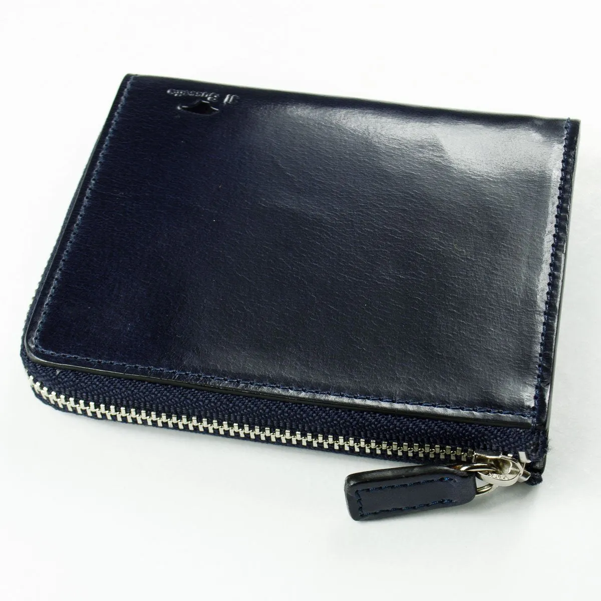 Il Bussetto - Isola Zipped Wallet - Navy Blue