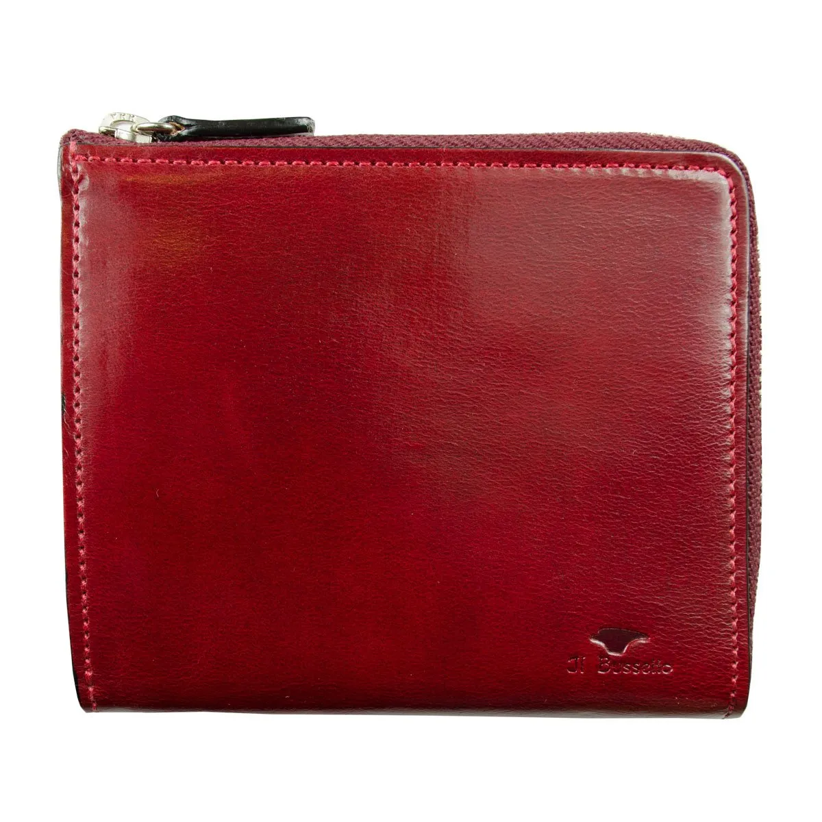 Il Bussetto - Isola Zipped Wallet - Tibetan Red