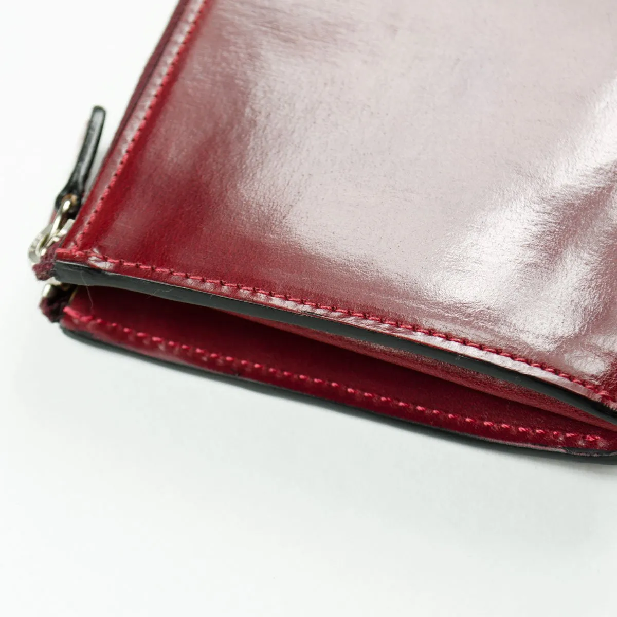 Il Bussetto - Isola Zipped Wallet - Tibetan Red