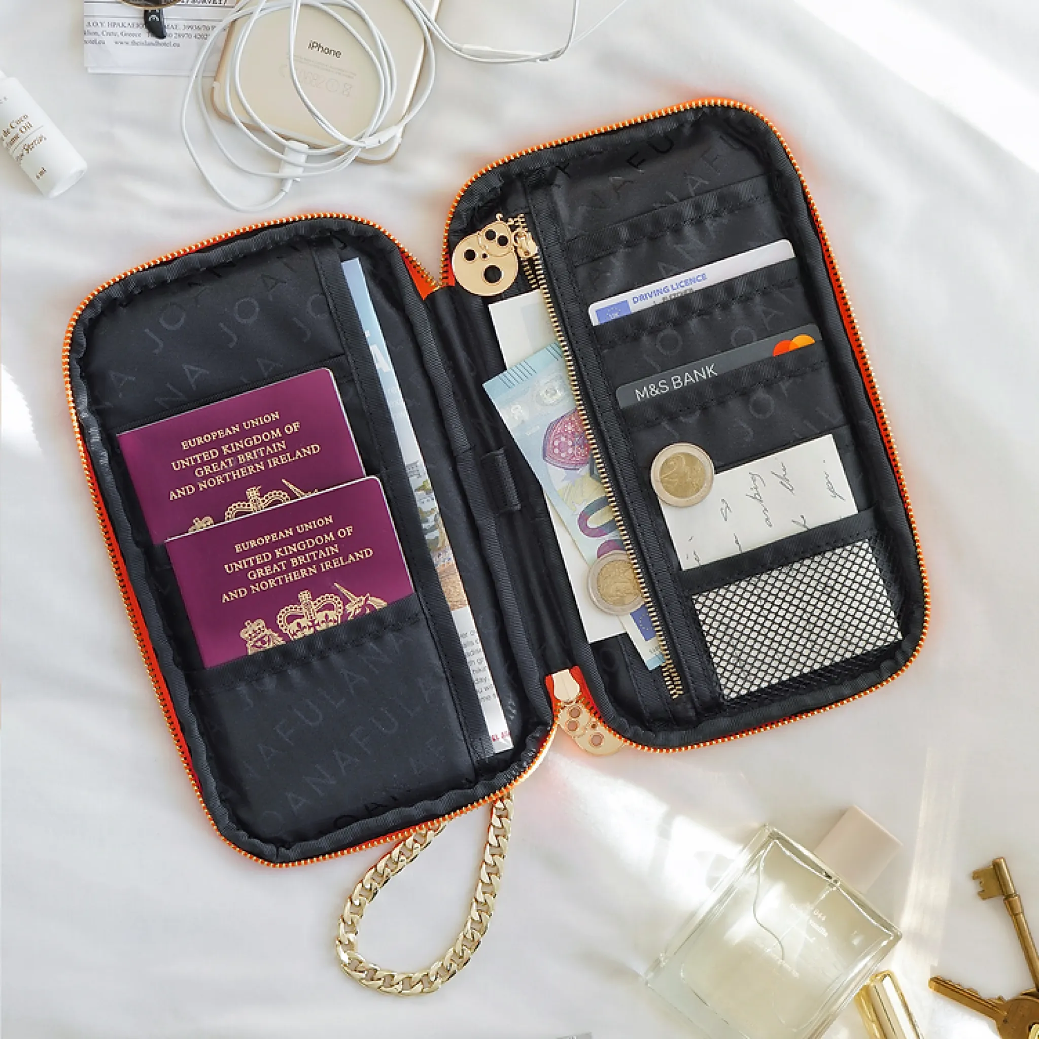 Joana Fulana Travel Wallet | Golden Tassel Collection