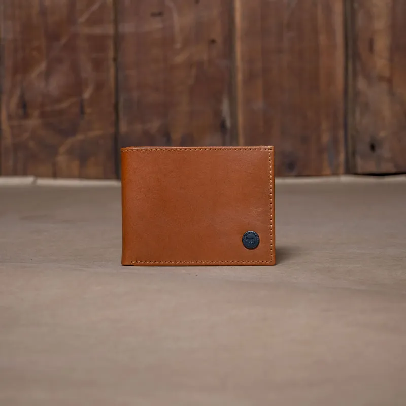 Kingsley Heath Metal Round Nguni Wallet Tan