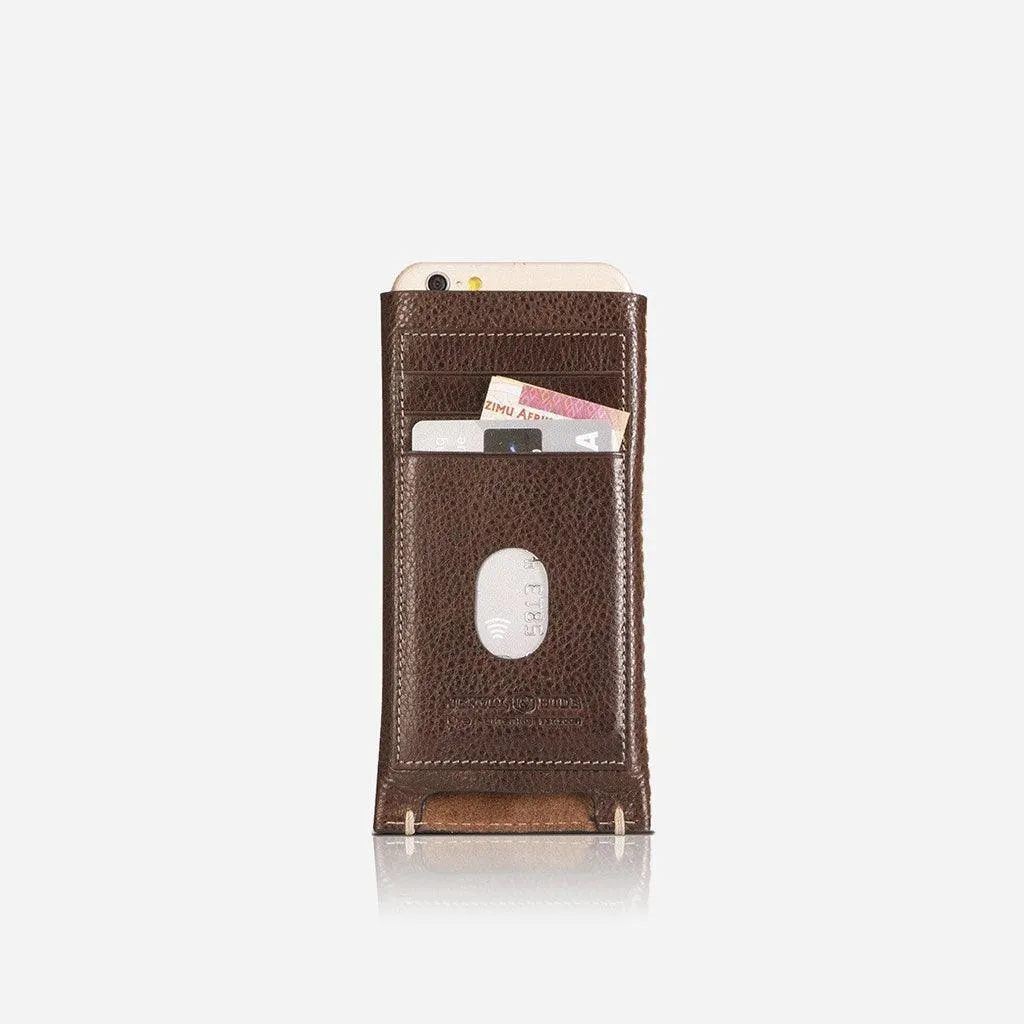 Large Slip-in Card & Cash Phone Wallet