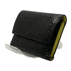 #LOEWE/Trifold Wallet/BLK/All Over Print