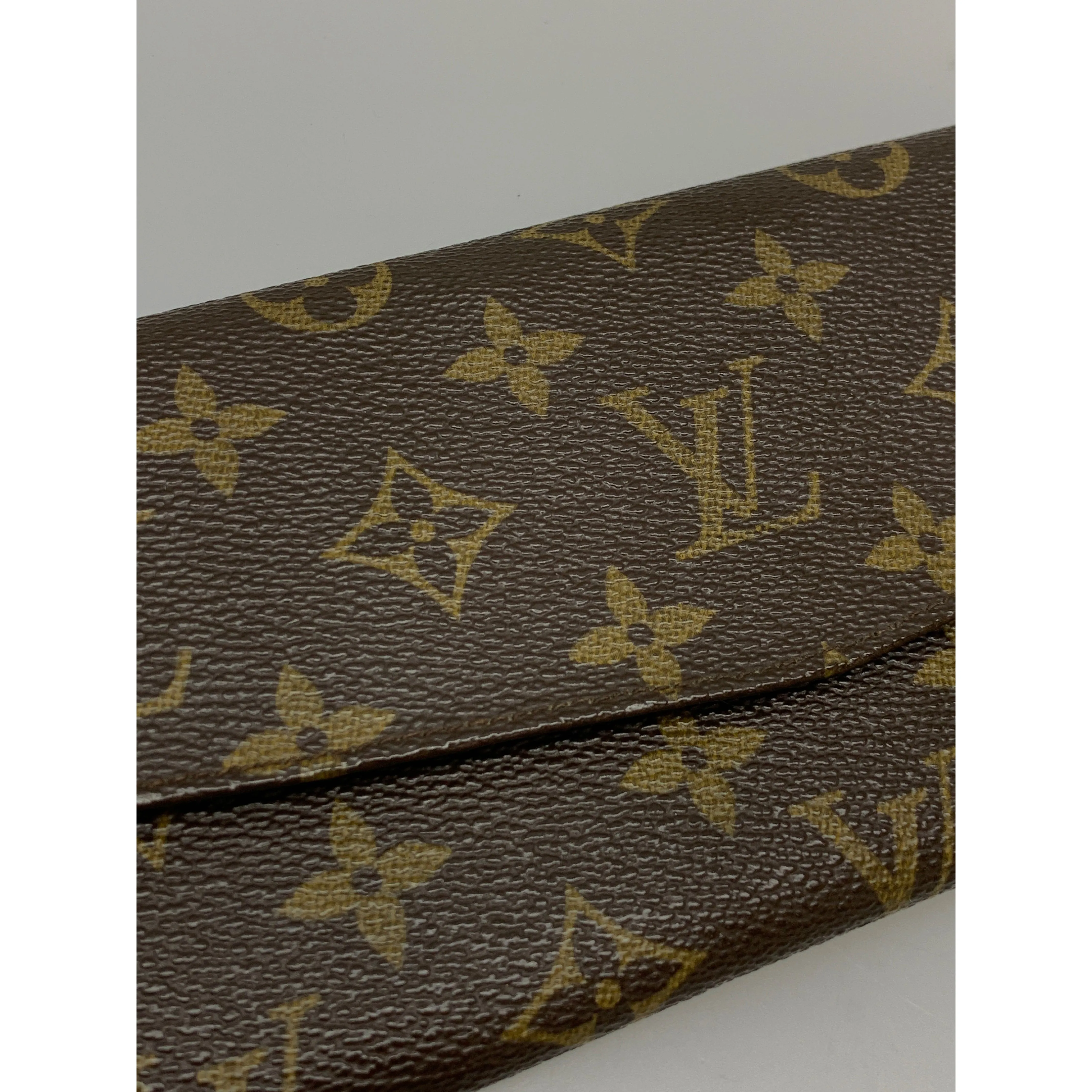 #LOUIS VUITTON/Long Wallet/BRW/PVC/All Over Print