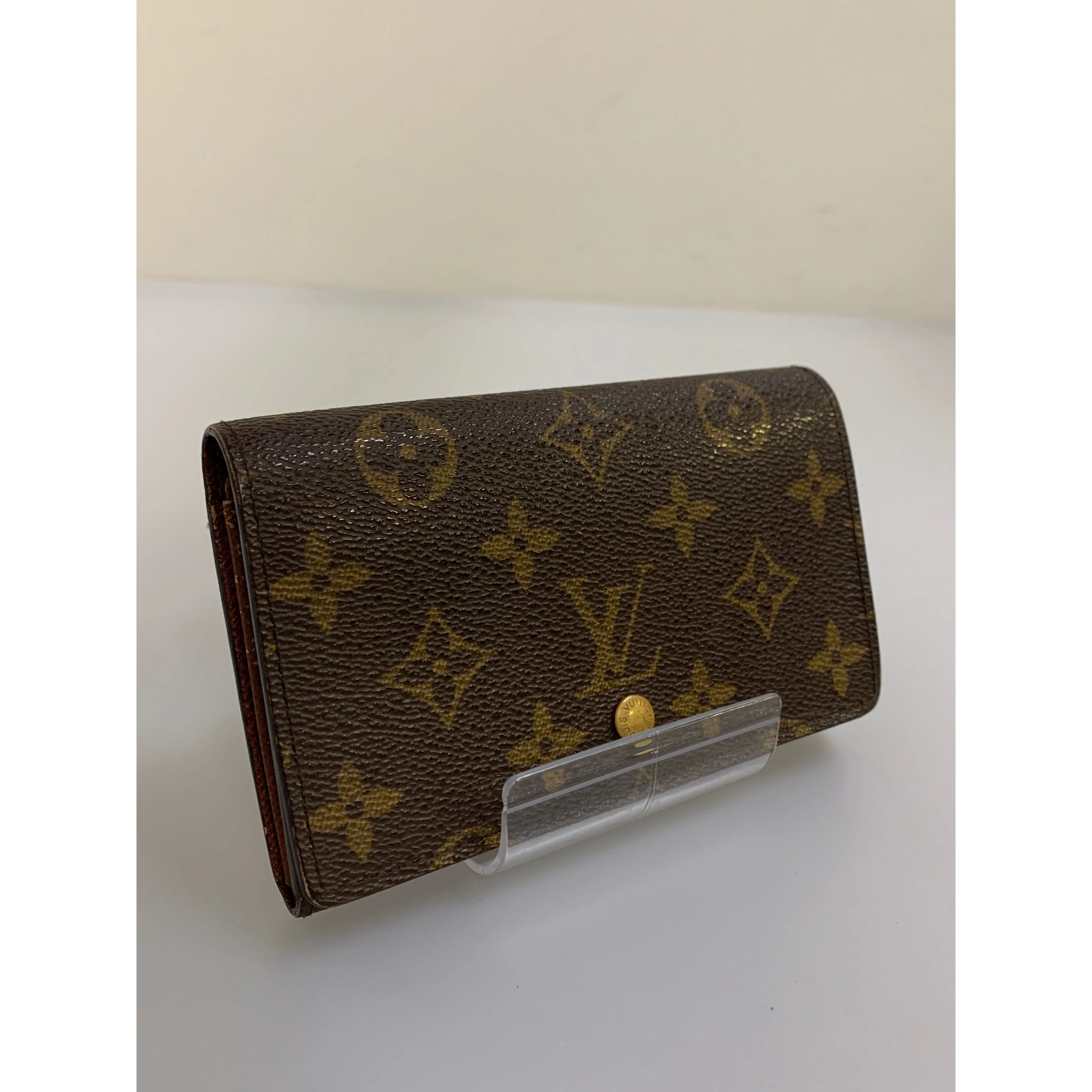 #LOUIS VUITTON/PORTE MONNAIE BILLETS TRESOR_MONOGRAM CANVAS/Bifold Wallet/BRW/PVC