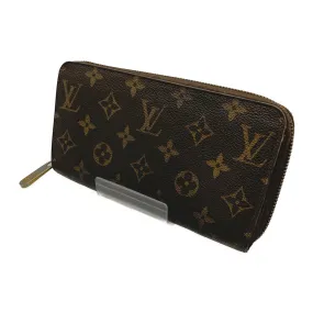 #LOUIS VUITTON/ZIPPY WALLET_MONOGRAM CANVAS/Long Wallet/BRW/PVC