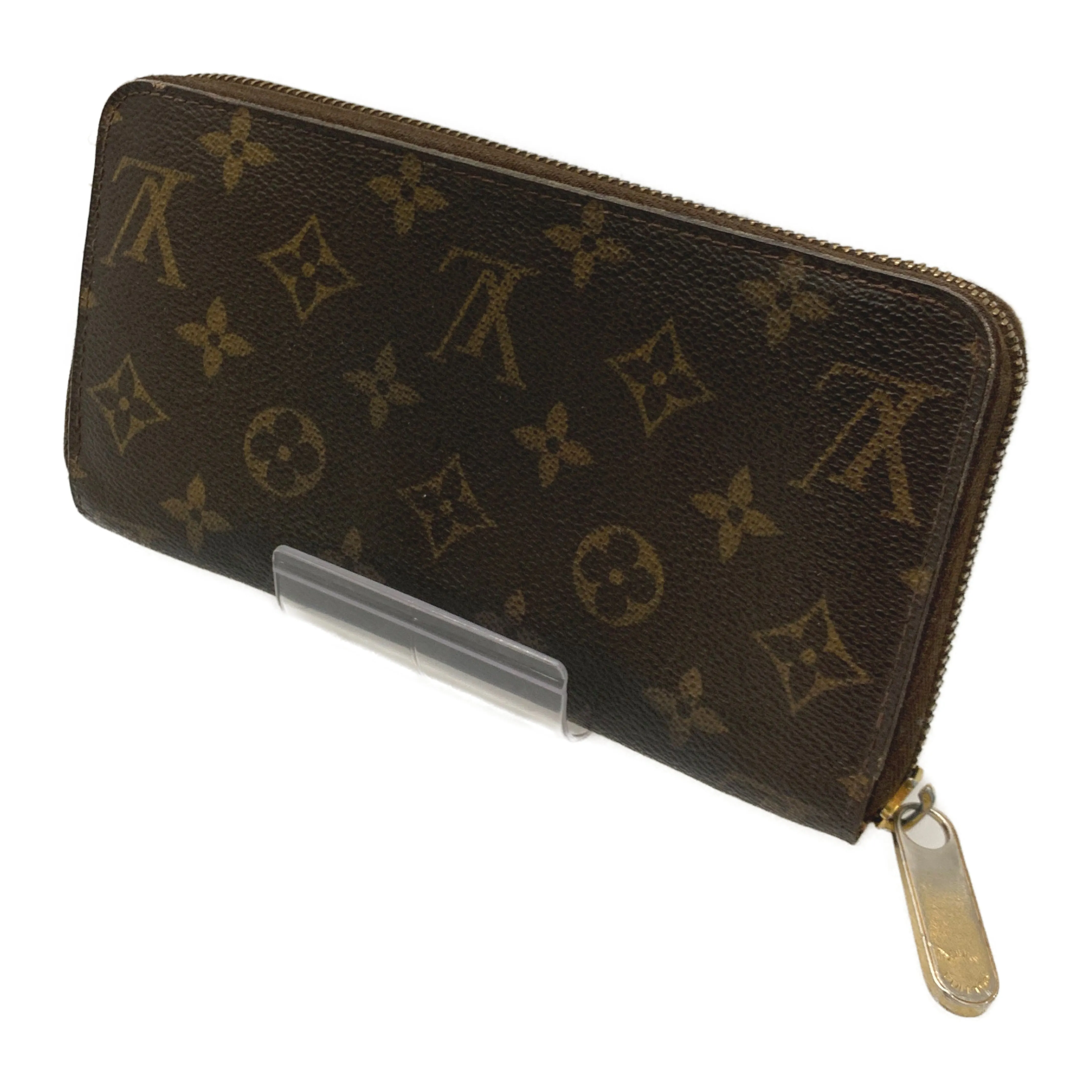 #LOUIS VUITTON/ZIPPY WALLET_MONOGRAM CANVAS/Long Wallet/BRW/PVC