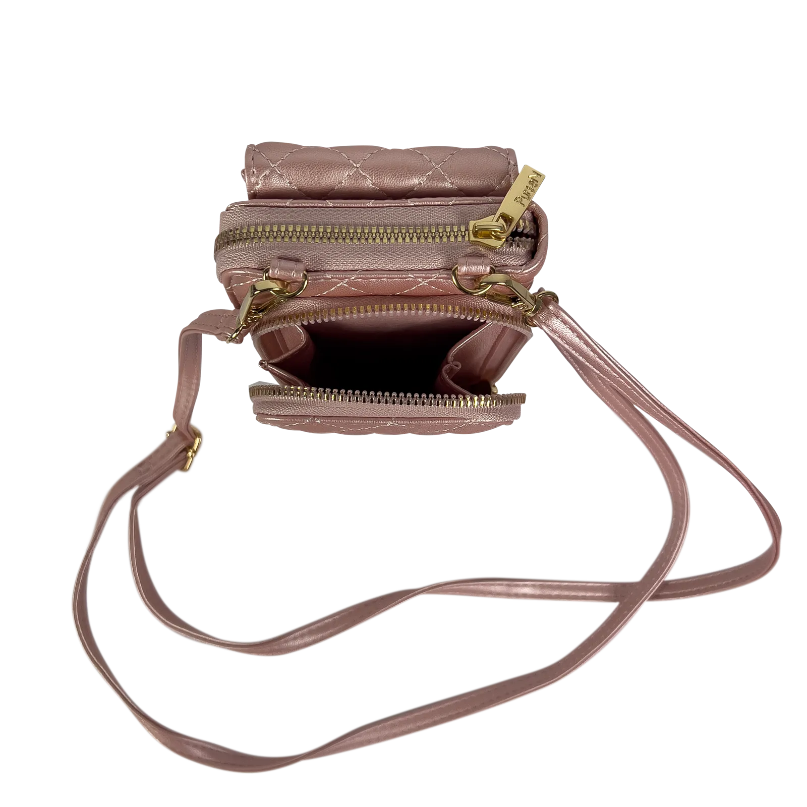 Mr Phone Crossbody- Rose Quartz