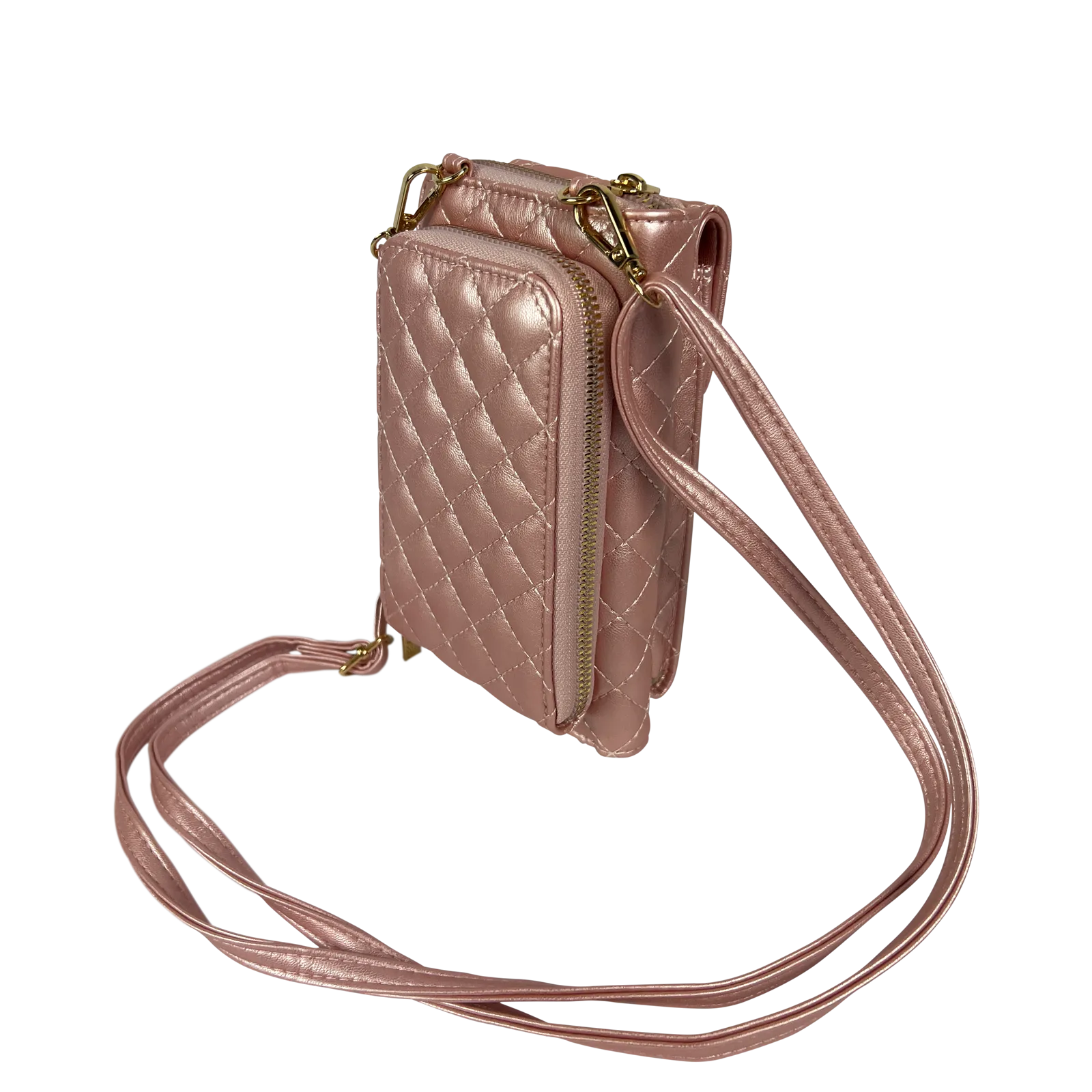 Mr Phone Crossbody- Rose Quartz