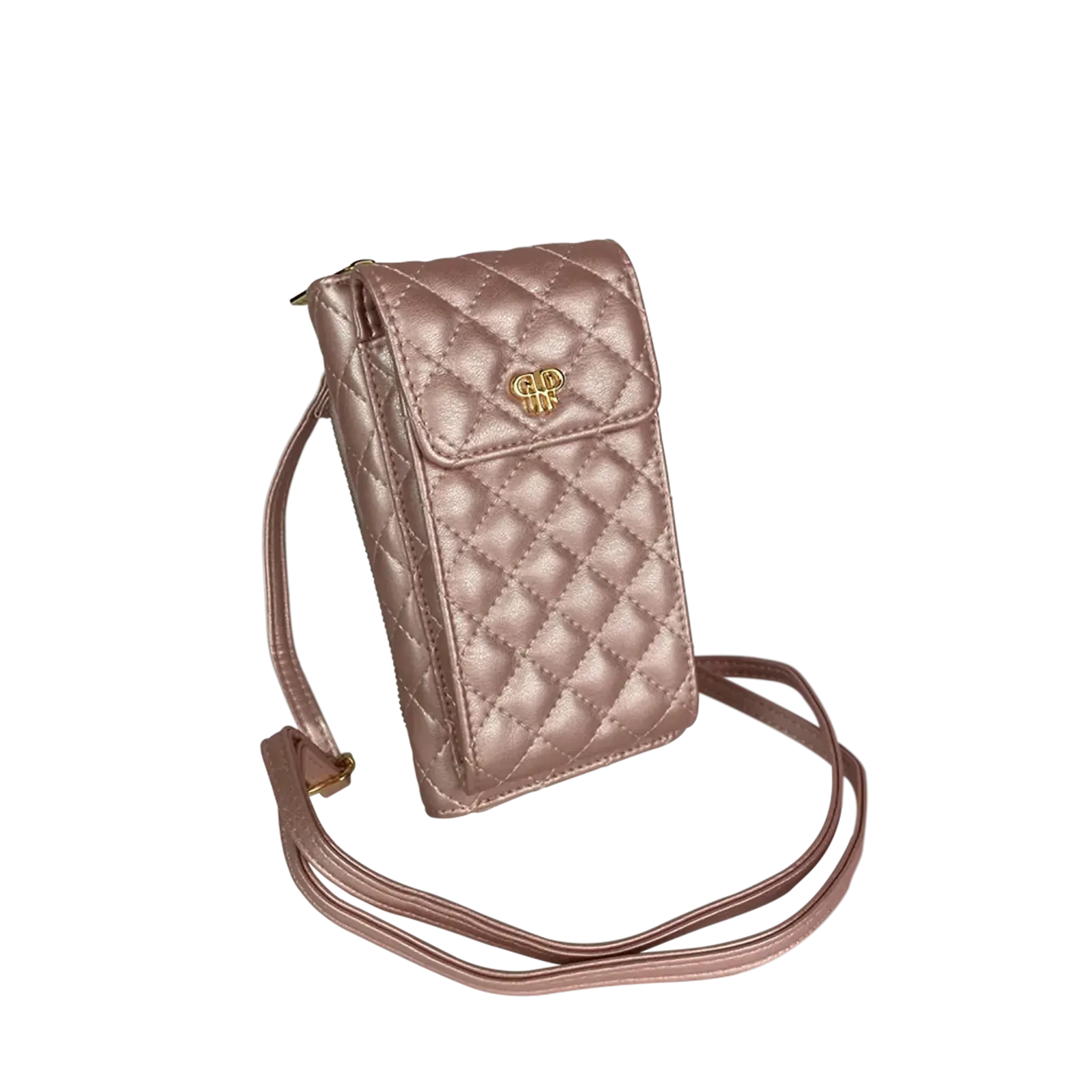 Mr Phone Crossbody- Rose Quartz