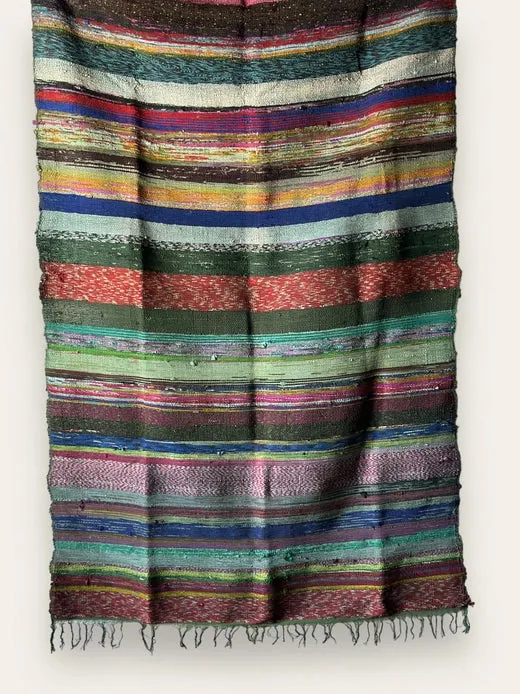 Multipurpose Upcycled Fabric Mat/Rug/Tapestry