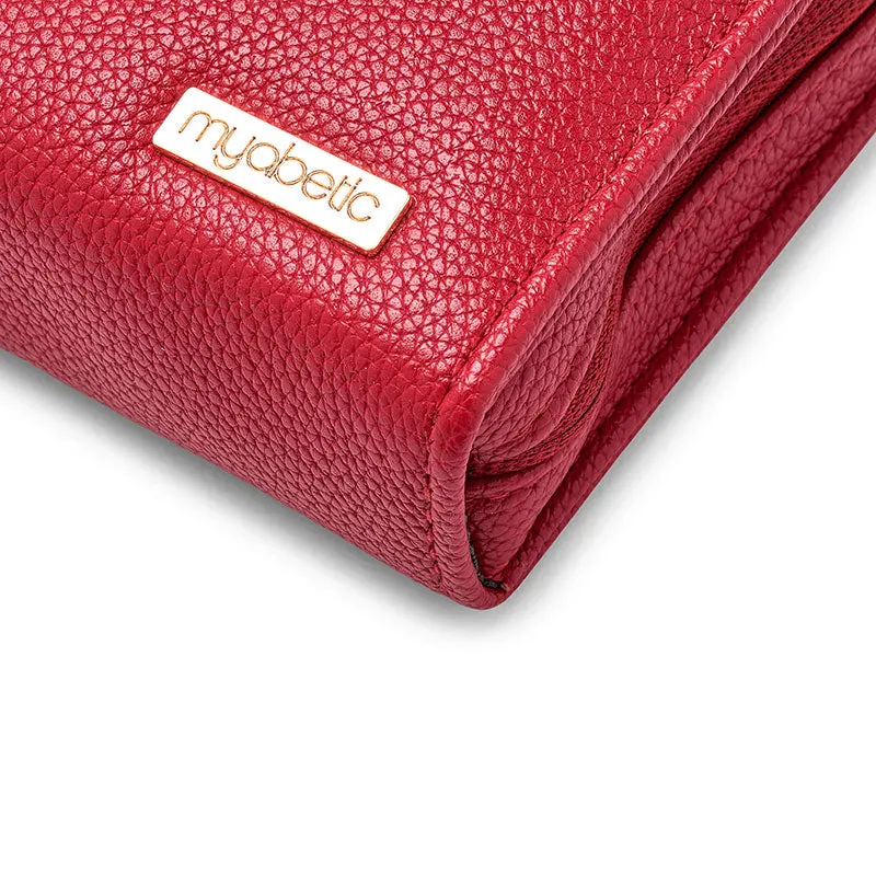 Myabetic Banting Diabetes Wallet - Crimson