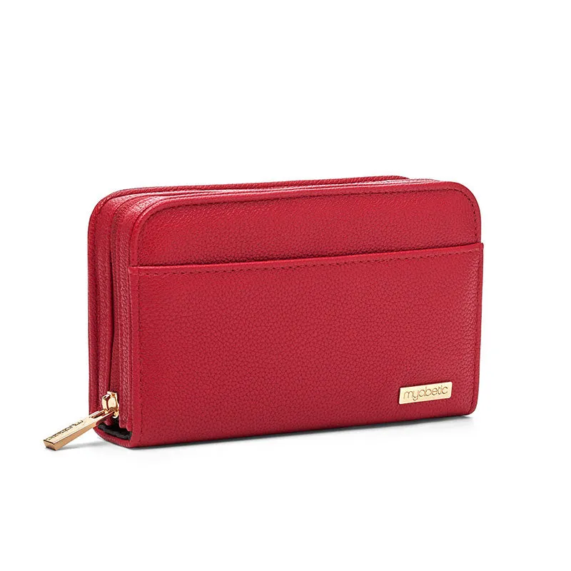 Myabetic Banting Diabetes Wallet - Crimson