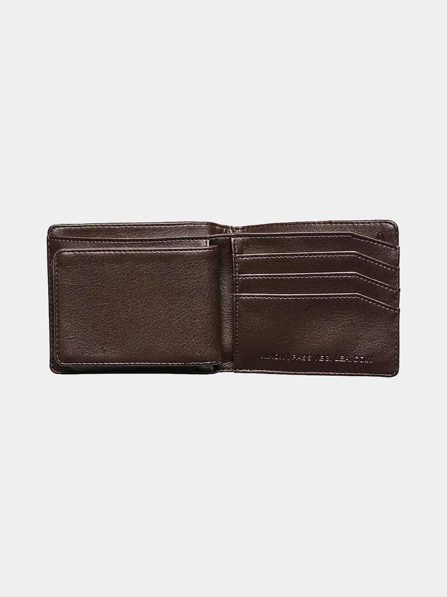 Nixon Pass Leather Wallet - Brown