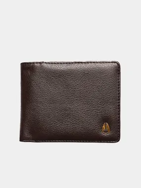 Nixon Pass Leather Wallet - Brown