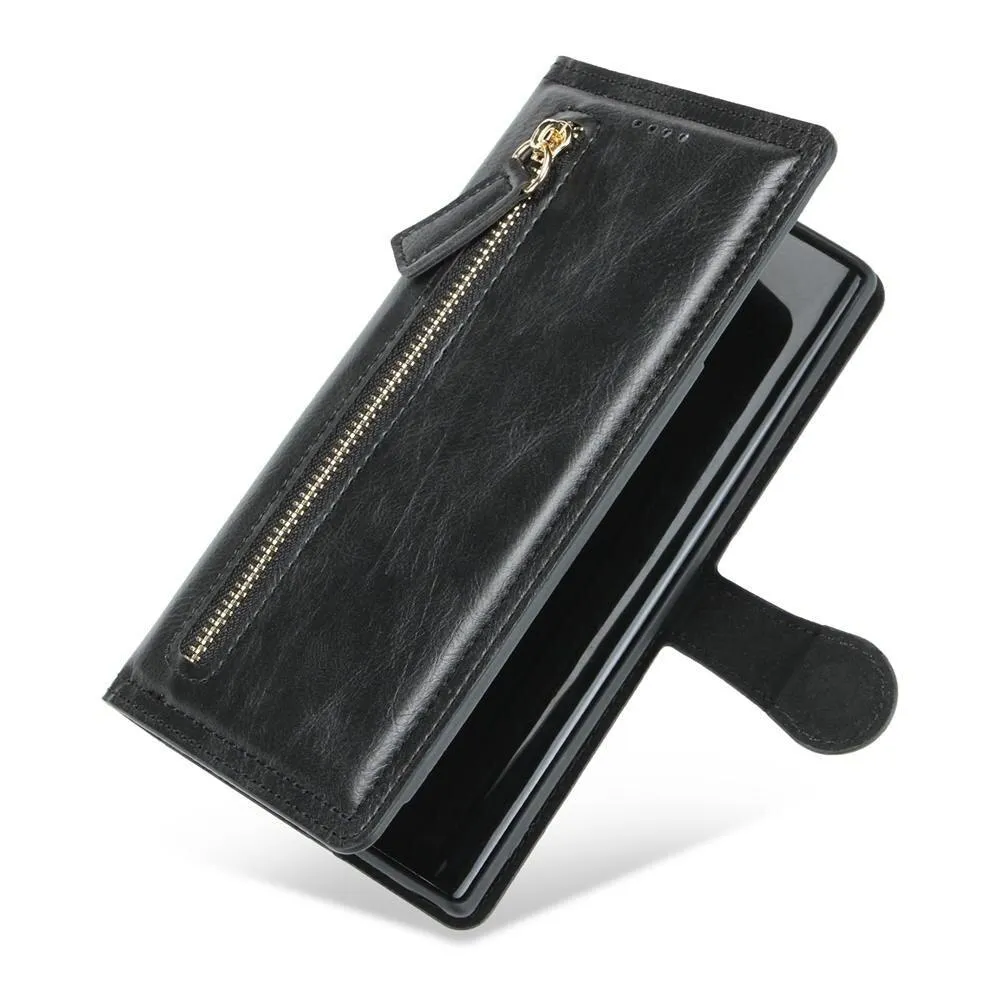 Papilio Leather Card Wallet Galaxy Case With Zip