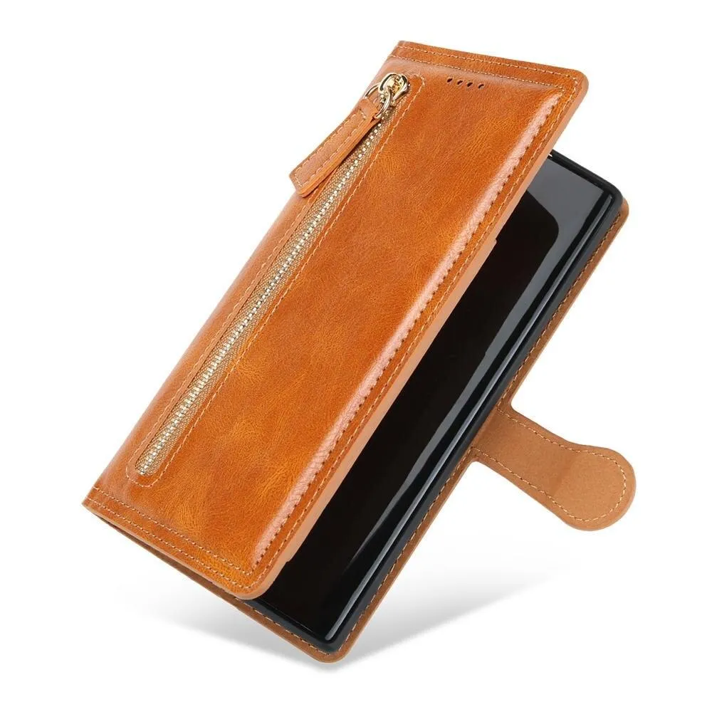 Papilio Leather Card Wallet Galaxy Case With Zip