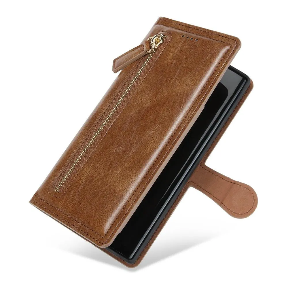 Papilio Leather Card Wallet Galaxy Case With Zip