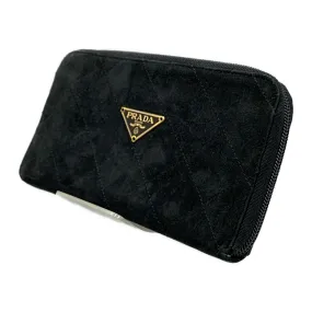 #PRADA/Long Wallet/BLK/Plain