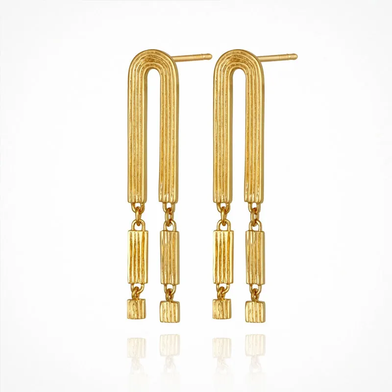 Renata Arch Earrings - Gold