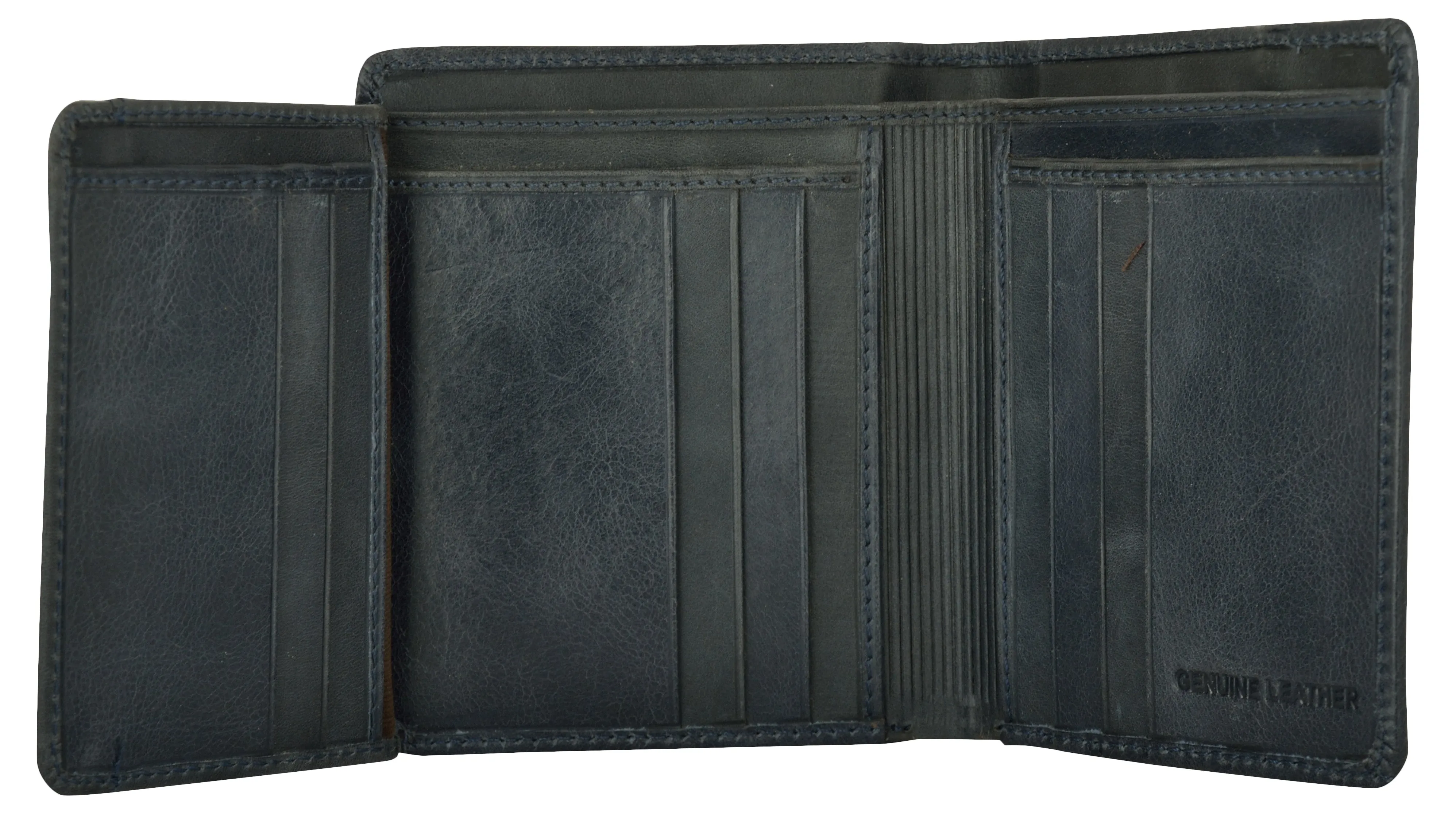 RL Vertical Elastic Leather Wallet