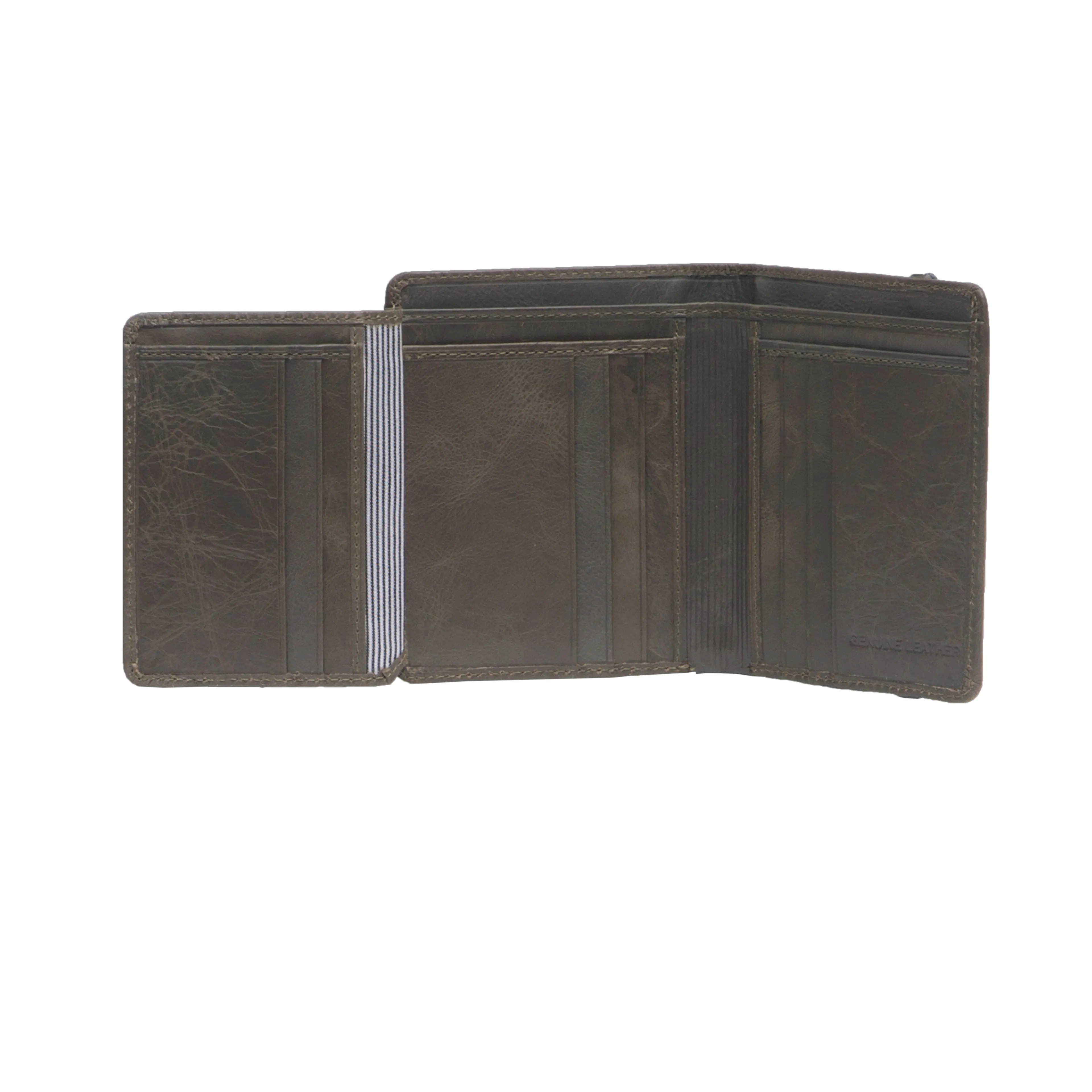 RL Vertical Elastic Leather Wallet