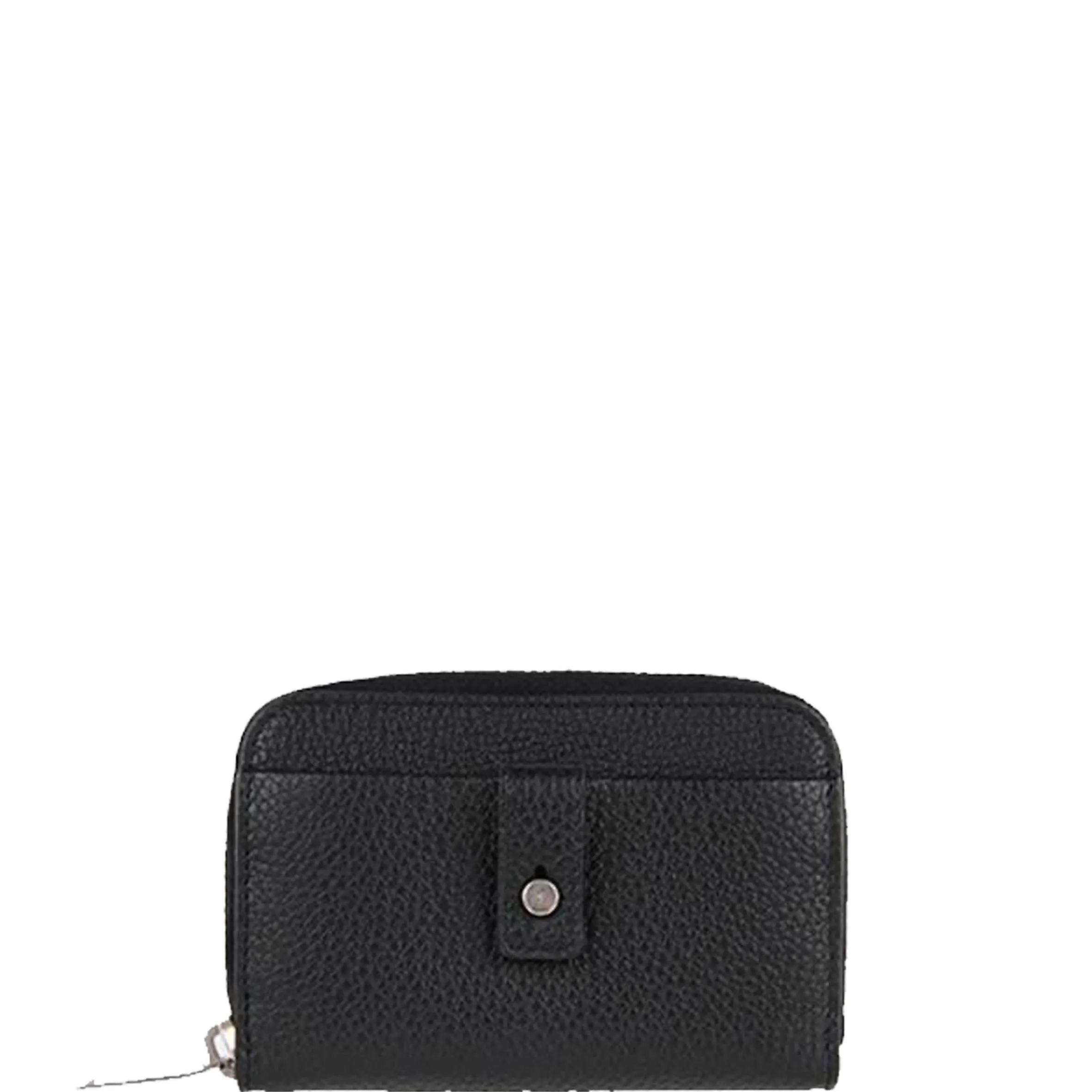 Sac De Jour Coin Wallet, Black/Silver